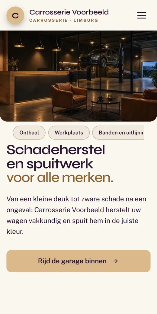 Het sjabloon Sjabloon Scrollfilm carrosserie op een gsm