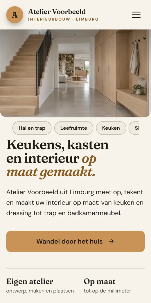 Het sjabloon Sjabloon Scrollfilm interieur op een gsm